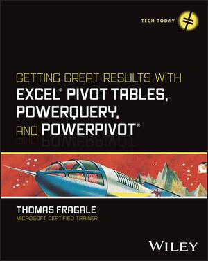 Image of a software cover with the title Excel Pivot Tables, Powerquery and PowerPivot. There is an image of a rocket ship also on the cover.